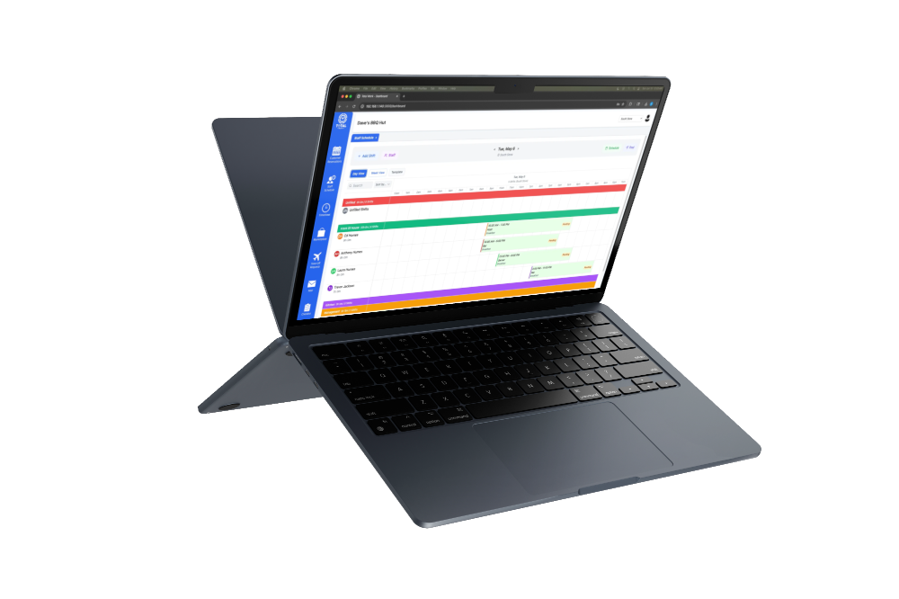 Total Work scheduling in action